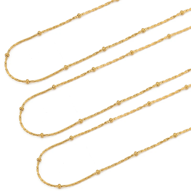 Stainless Steel Gold Snake Chain 2m 5 Stainless Steel Gold Snake Chain 2m - Image 5