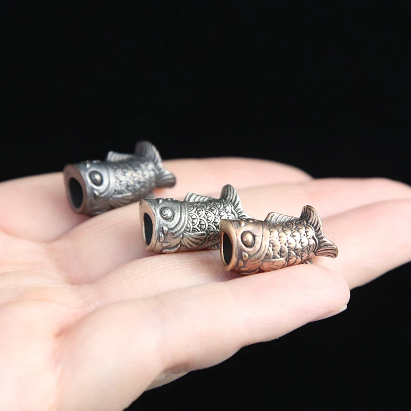 Brass Koi Fish Beads for DIY Projects 3 Brass Koi Fish Beads for DIY Projects - Image 3