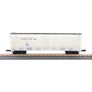 Vintage White Freight Boxcar Model 1/160 Scale 8 S443117b9d5cb478e849fcccd7315904cM