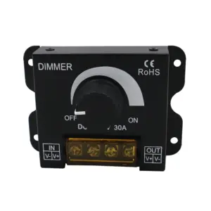 30A 12V-24V LED Dimmer Switch for Single-Color Lights 9 S444de750319f42af986c522bdfcbe6ed3