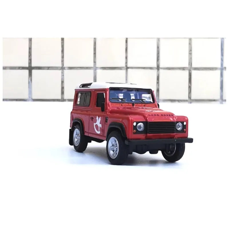 Rugged Red Defender Diecast Car Model 2 Rugged Red Defender Diecast Car Model - Image 2