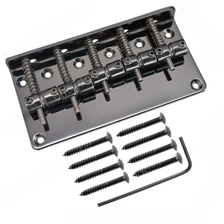 Five-String Electric Bass Bridge, 98mm Length 6 Five-String Electric Bass Bridge, 98mm Length - Image 6