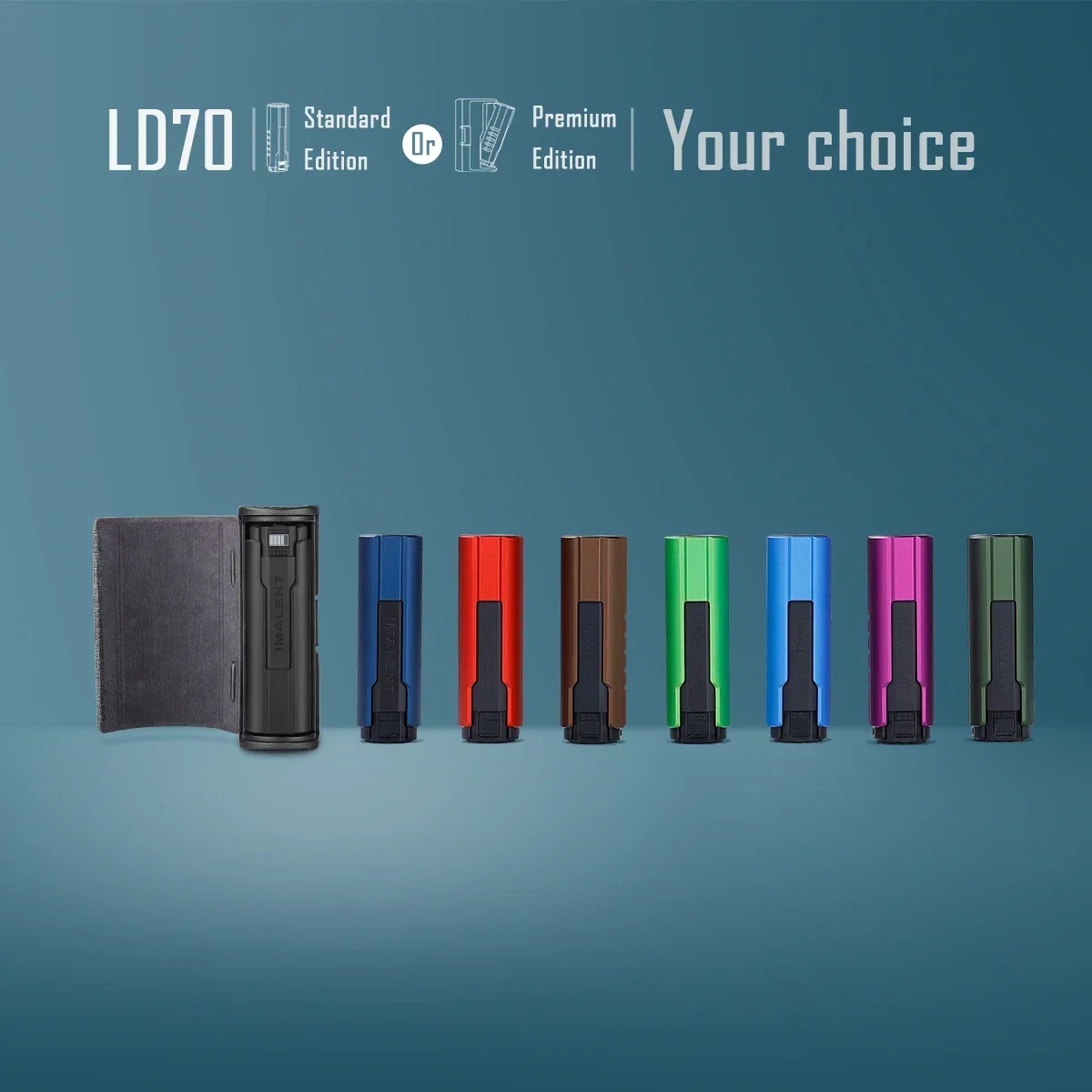 Imalent LD70 Blue Rechargeable LED Flashlight 2 Imalent LD70 Blue Rechargeable LED Flashlight - Image 2