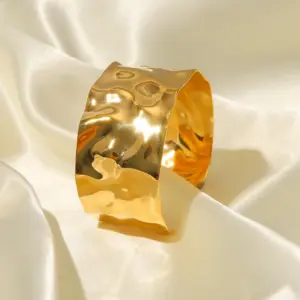 Gold Stainless Steel Cuff Bracelet 12 S448d9f346f1e49a787ad06642d149459C