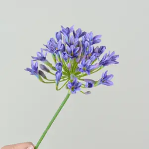 Luxury Artificial African Agapanthus Branch in Vivid Colors 17 S449140f0d54a4396aa475482a561a39af