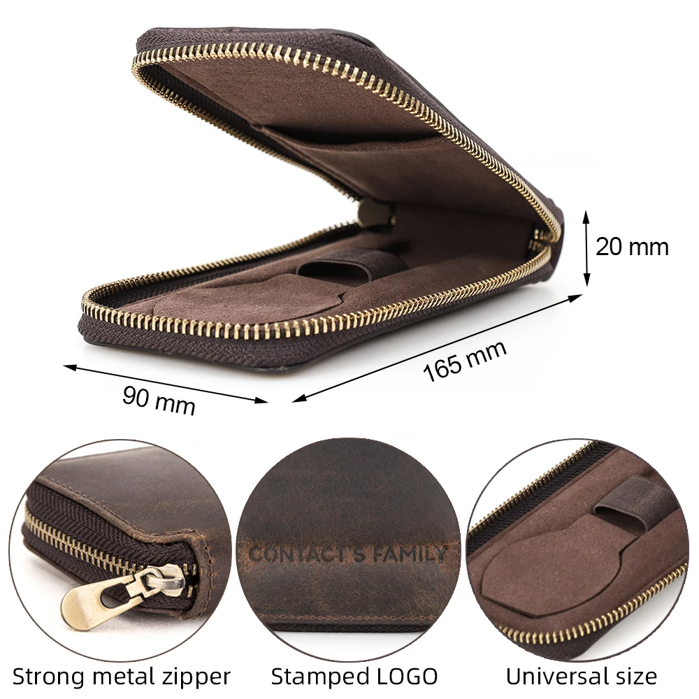 Leather Watch Pouch for 17cm Watches 6 Leather Watch Pouch for 17cm Watches - Image 6