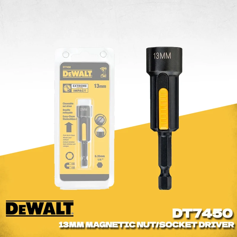 Dewalt Magnetic Nut/Socket Drivers Set 8/10/13mm 4 Dewalt Magnetic Nut/Socket Drivers Set 8/10/13mm - Image 4