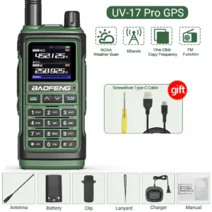 Baofeng UV-17 PRO GPS Walkie Talkie with 6 Bands 16 S44b068aead8e449d8c47b858b11fc993B