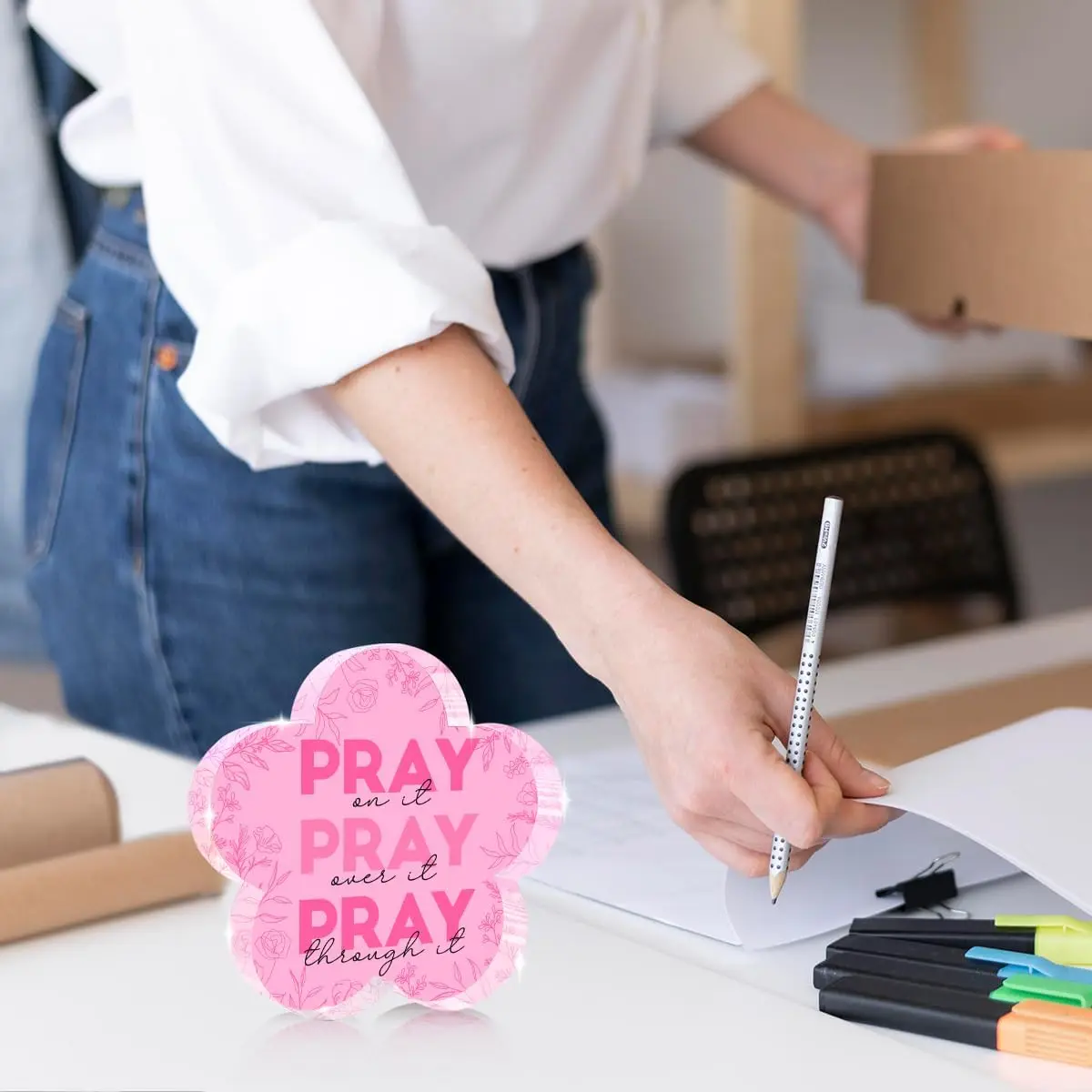 Elegant Pink Christian Balloon Gift for Women 4 Elegant Pink Christian Balloon Gift for Women - Image 4