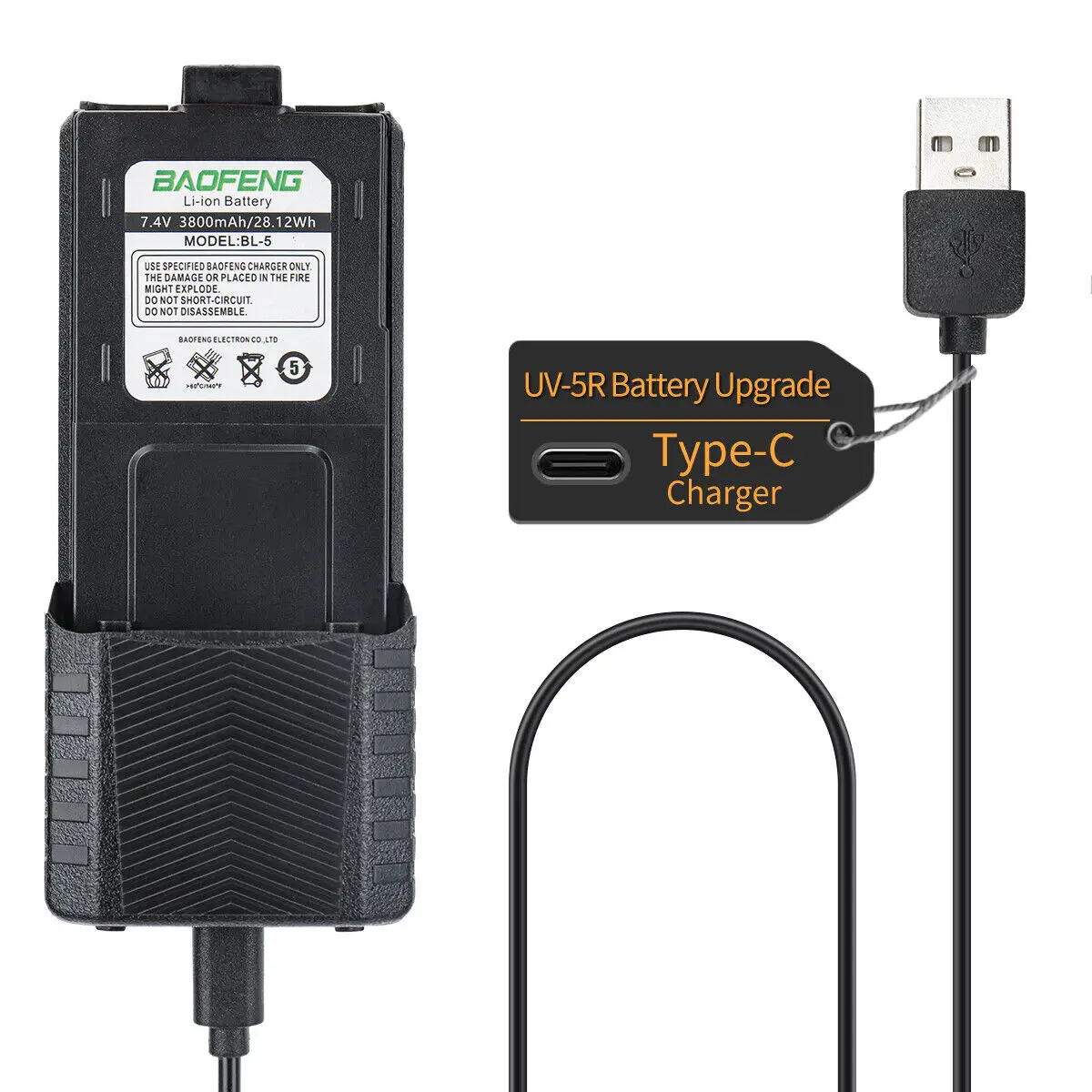 Baofeng UV-5R Dual-Band Walkie-Talkie 8W 4 Baofeng UV-5R Dual-Band Walkie-Talkie 8W - Image 4