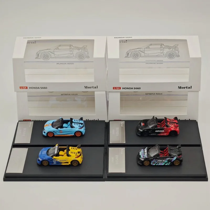 1:64 Scale Gulf-Themed S660 Convertible Model 2 1:64 Scale Gulf-Themed S660 Convertible Model - Image 2