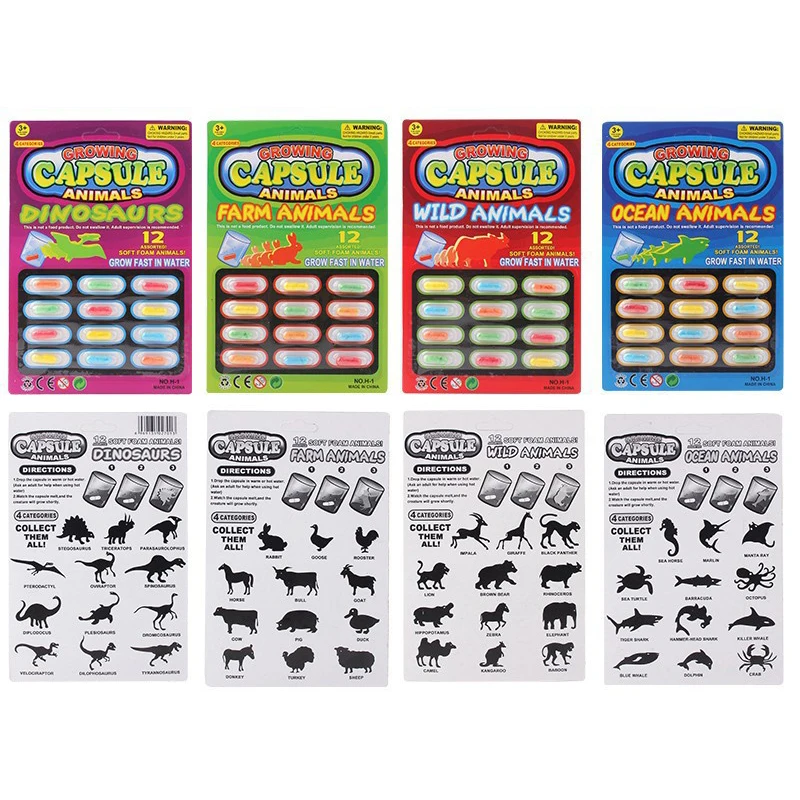 Colorful Water-Absorbing Capsule Toys Set 3 Colorful Water-Absorbing Capsule Toys Set - Image 3