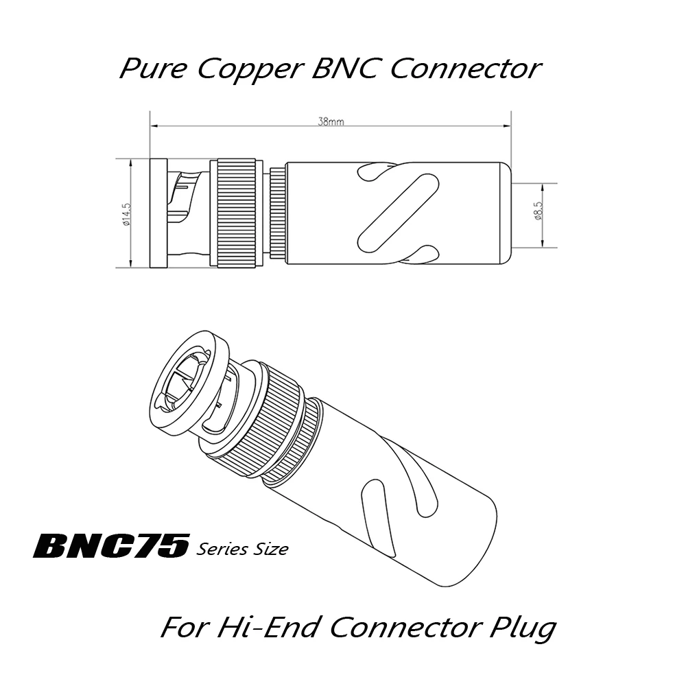 BNC75 Male Connector for HD SDI Video Signals 4 BNC75 Male Connector for HD SDI Video Signals - Image 4