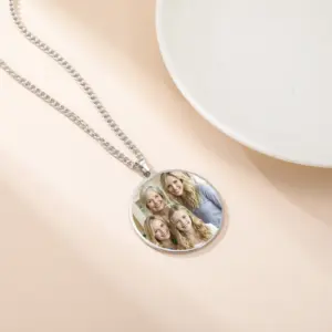 Personalized Stainless Steel Photo Pendant Necklace 15 S44ebdae055c840ffb9b70f670962952dz
