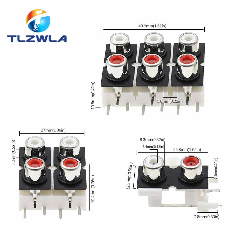 Premium RCA Socket Connectors Set (2PCS) for Audio 5 Premium RCA Socket Connectors Set (2PCS) for Audio - Image 5