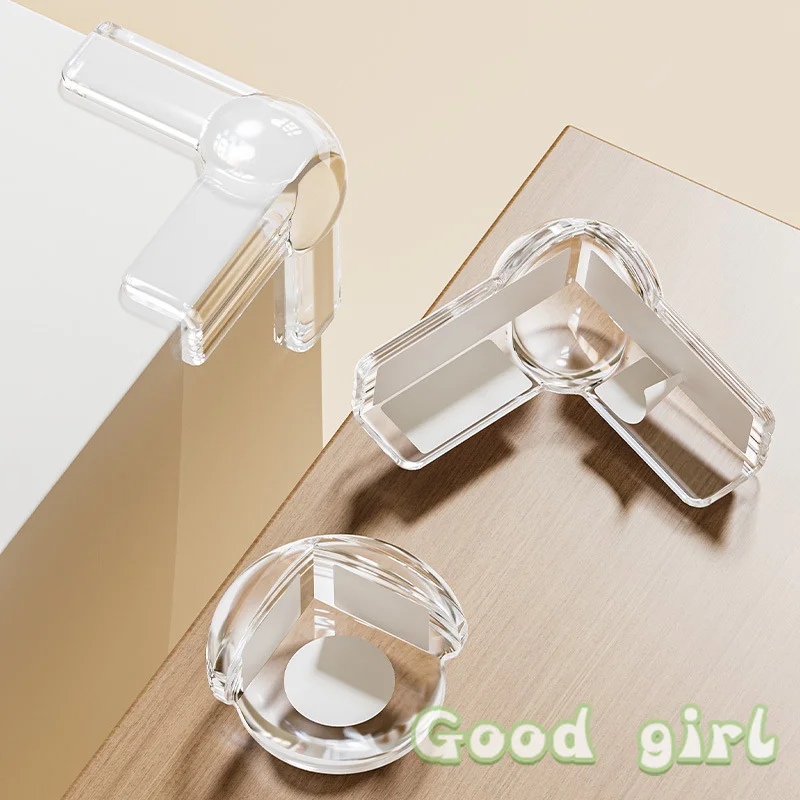 Transparent Corner Protectors Set for Furniture 1 Transparent Corner Protectors Set for Furniture