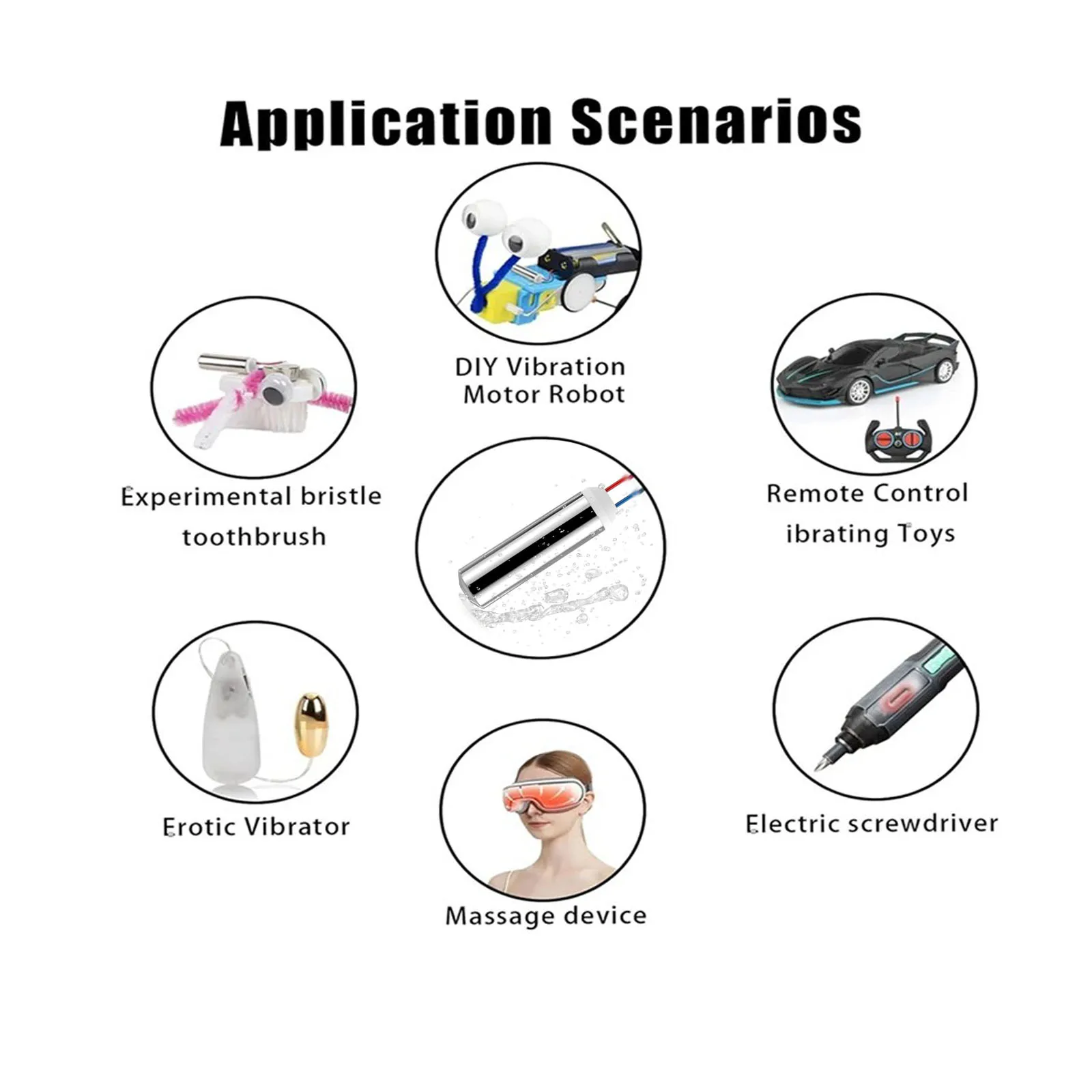 Waterproof 7x25mm Coreless Vibration Motor Set 6 Waterproof 7x25mm Coreless Vibration Motor Set - Image 6