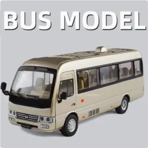 Miniature Vintage Bus Model for Collectors