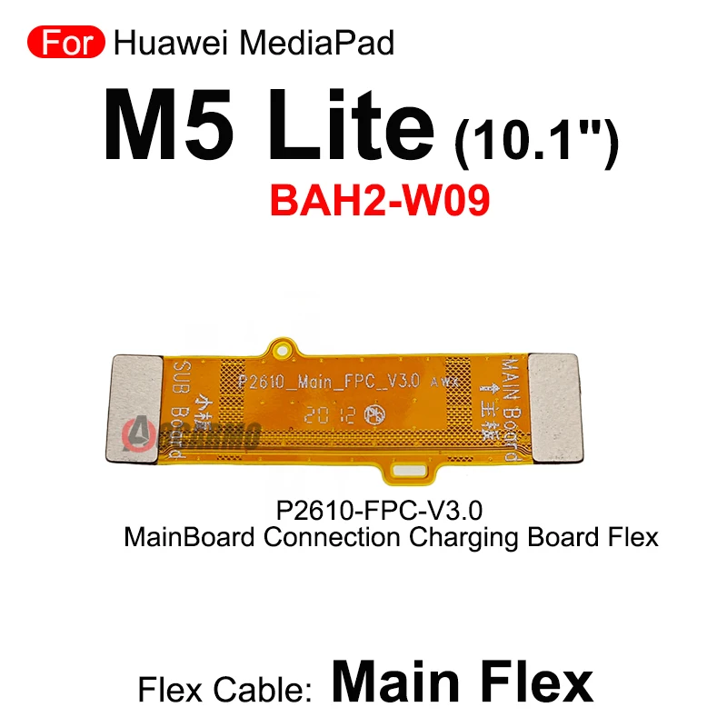 Huawei MediaPad M5 Lite Flex Cable Assembly 2 Huawei MediaPad M5 Lite Flex Cable Assembly - Image 2