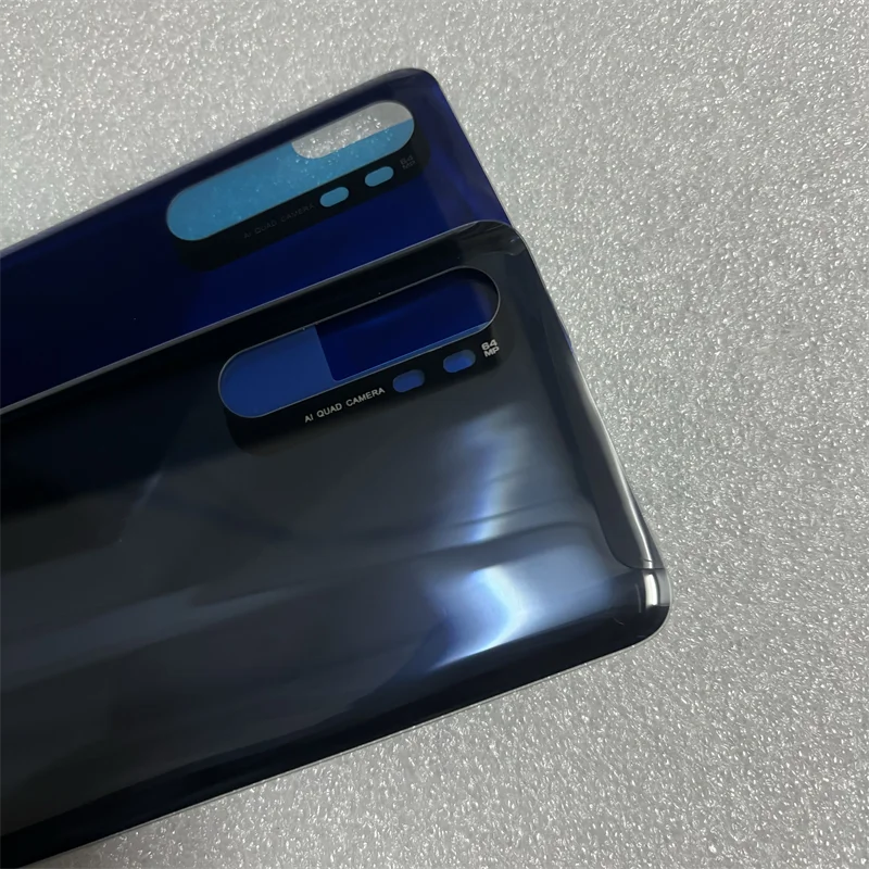 Xiaomi Mi Note 10 Lite Glass Back Cover - Black, White, Blue 4 Xiaomi Mi Note 10 Lite Glass Back Cover - Black, White, Blue - Image 4