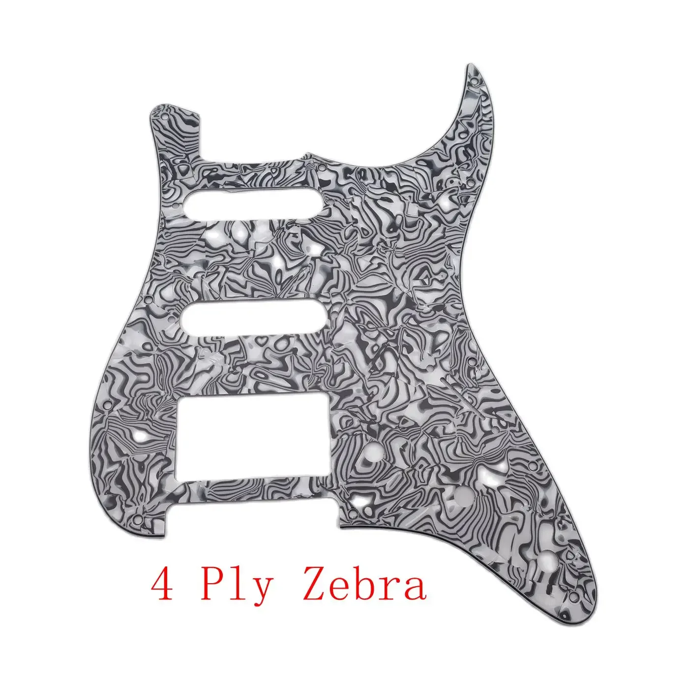 Red Tortoiseshell Pickguard for Fender Stratocaster 7 Red Tortoiseshell Pickguard for Fender Stratocaster - Image 7