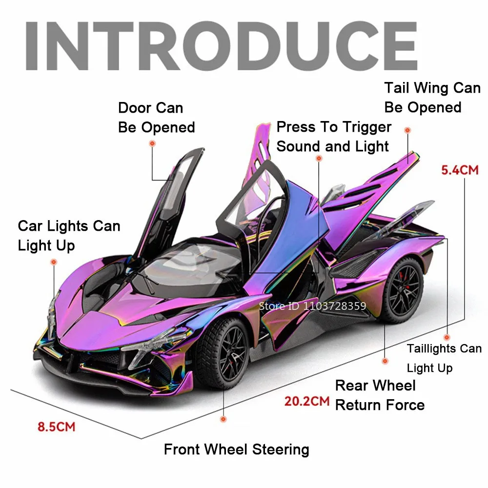 Pink Apollo EVO Miniature Model 1:24 Scale 2 Pink Apollo EVO Miniature Model 1:24 Scale - Image 2