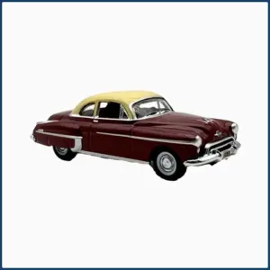 Vintage Oldsmobile Rocket 88 Diecast Model 13 S456b2532db314c82b60c3f4722ddb8a8a
