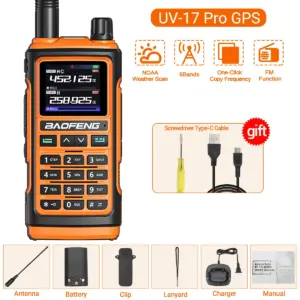 Baofeng UV-17 PRO GPS Walkie Talkie with 6 Bands 17 S4584caf628b6407c80e0c1f9fc2b1892B