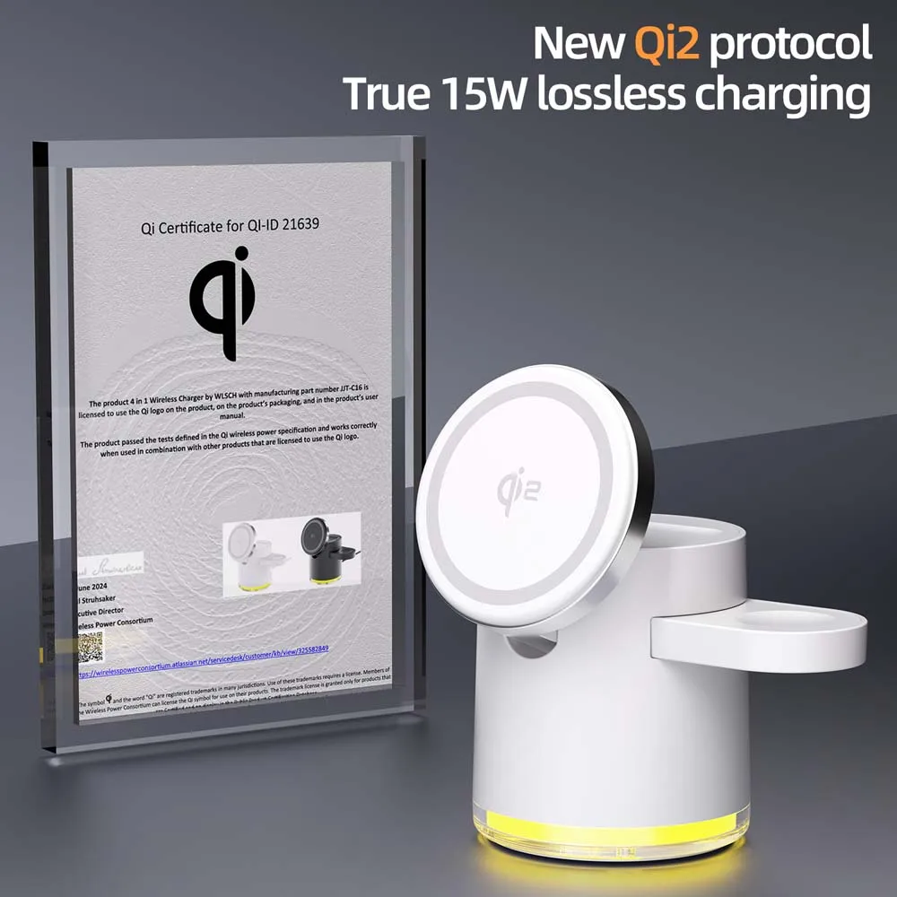 Magnetic Wireless Charging Stand for Smartphones 3 Magnetic Wireless Charging Stand for Smartphones - Image 3