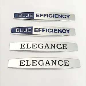 Mercedes-Benz Blue & Elegance Badge Set for W204 6 S4596eec07f4f4dfa8d2191e1abaad53ca