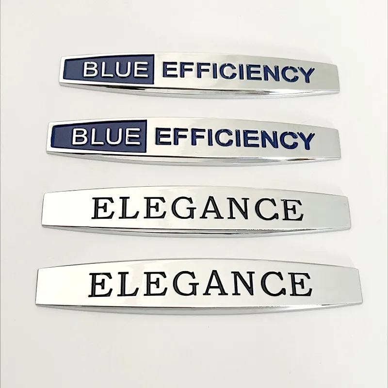 Mercedes-Benz Blue & Elegance Badge Set for W204 2 Mercedes-Benz Blue & Elegance Badge Set for W204 - Image 2