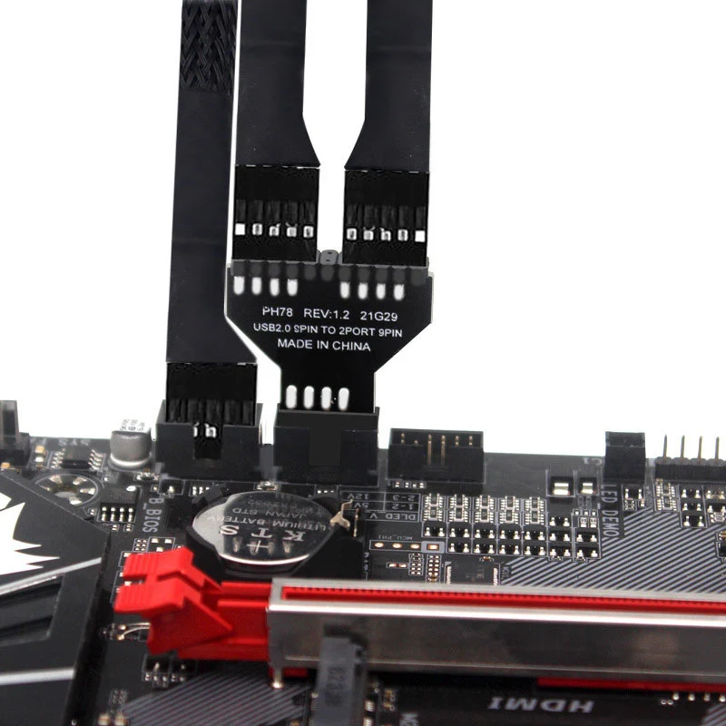 USB2.0 9-Pin Splitter Adapter for PCs 4 USB2.0 9-Pin Splitter Adapter for PCs - Image 4