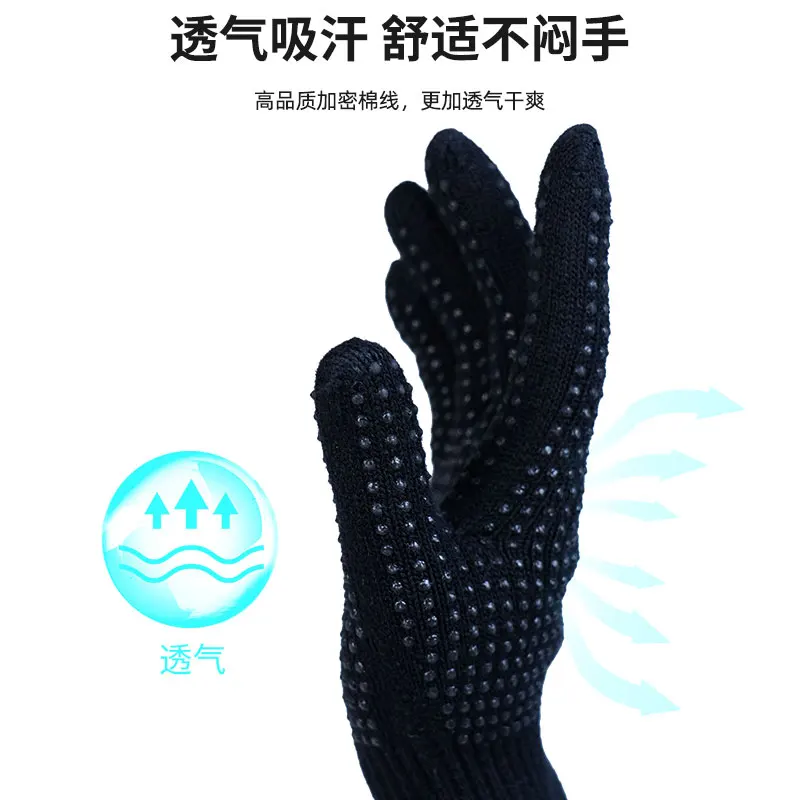 Black Heat-Insulating Anti-Slip Gloves for Electronics 2 Black Heat-Insulating Anti-Slip Gloves for Electronics - Image 2