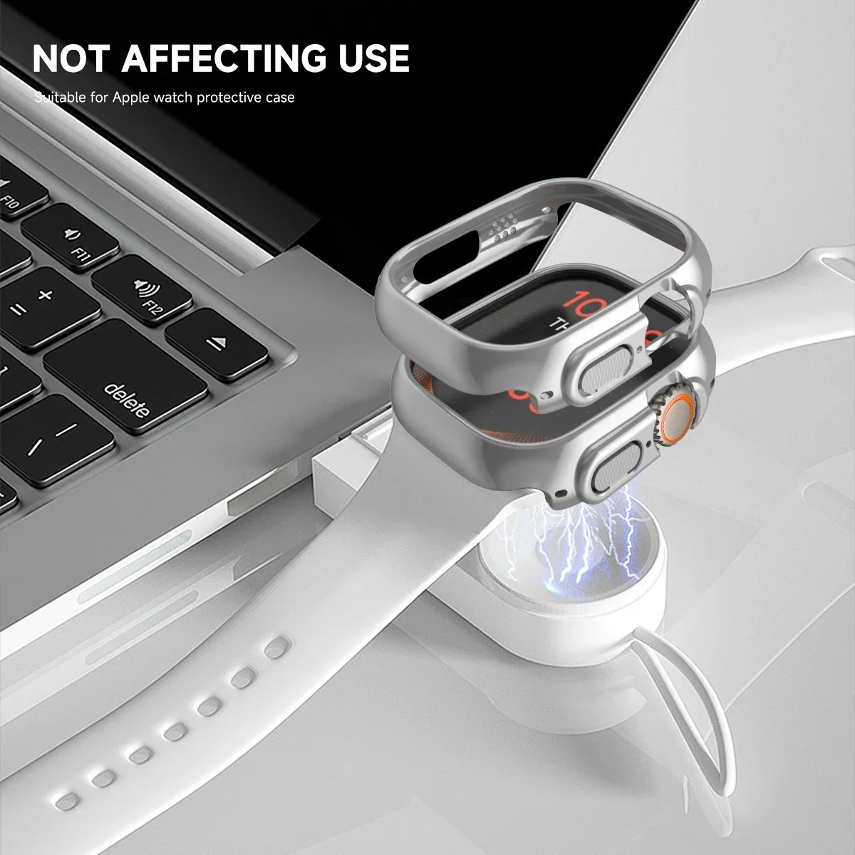 Gold-Plated Apple Watch Ultra 3/2 Bumper Case 5 Gold-Plated Apple Watch Ultra 3/2 Bumper Case - Image 5