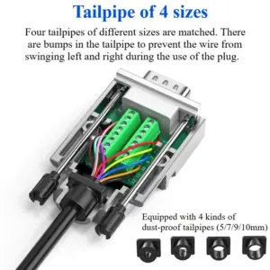 Versatile Solderless D-SUB Connector Set 13 S45c29e6e895d4fb4aa926ed77396f60aL