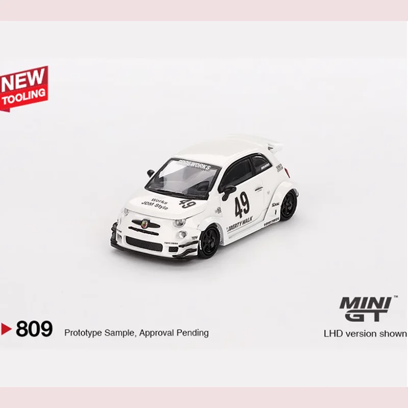 Mini GT 1:64 LB Fiat 500 ABARTH 595 Model 6 Mini GT 1:64 LB Fiat 500 ABARTH 595 Model - Image 6