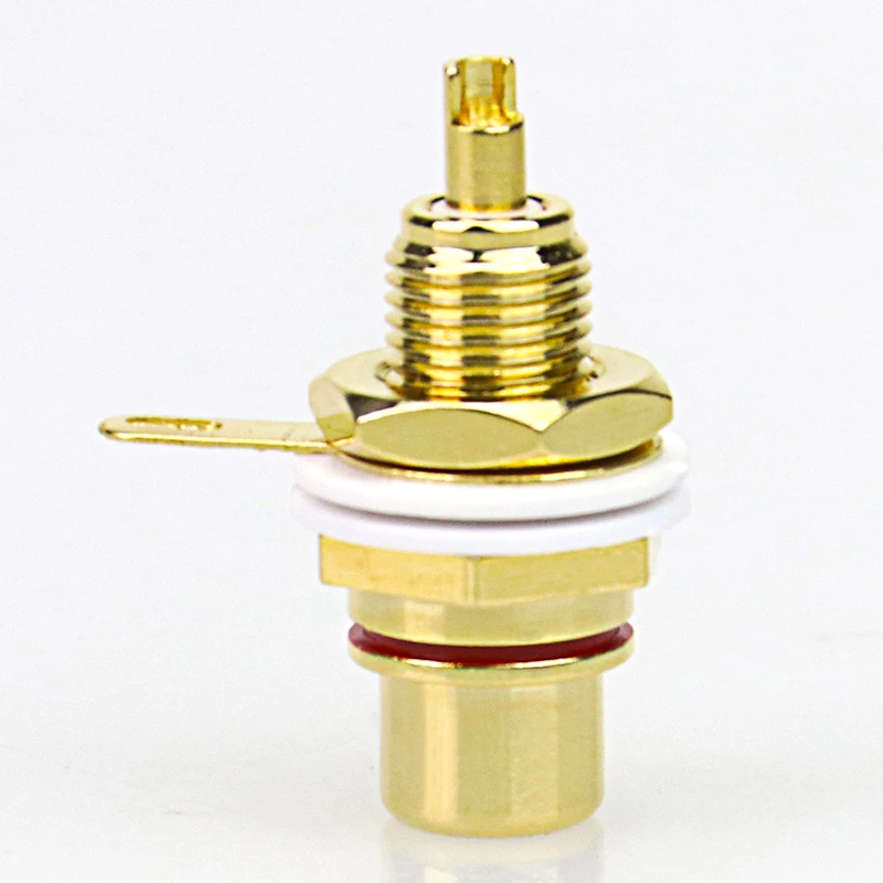 Gold RCA Lotus Female Connectors for Audiovisuals 5 Gold RCA Lotus Female Connectors for Audiovisuals - Image 5