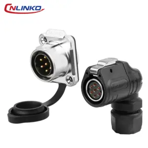 Waterproof IP68 90° Industrial Connector, 2-14 Pins 16 S45e6d1615fe843eebd8f75faaaa63745D