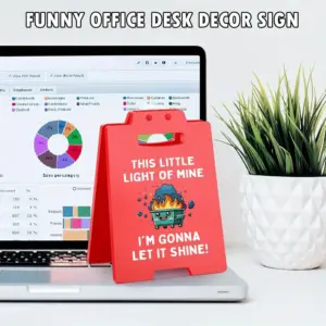Humorous Dumpster Fire Desk Sign 8 S45eeaf283cb54103ab9cb220dd71e1b5m