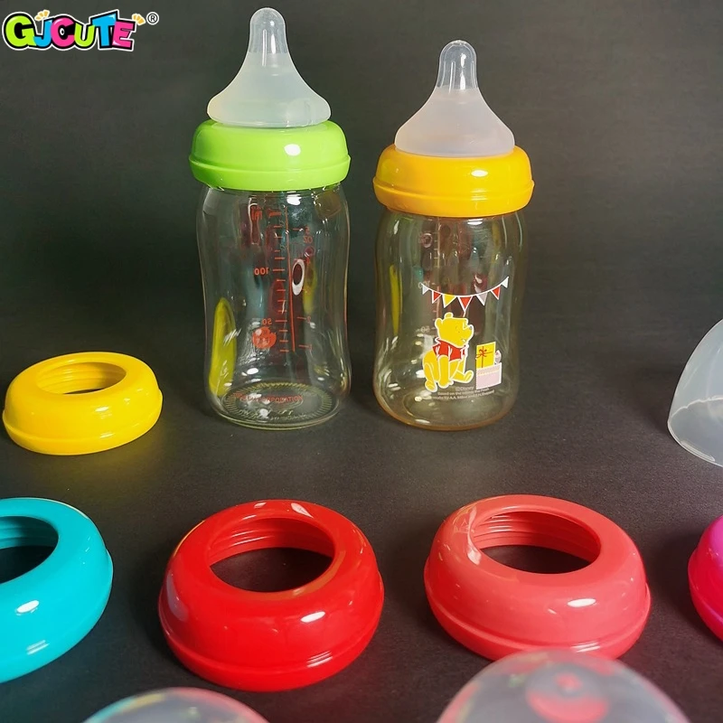 Colorful Baby Bottle Cap Set for Pigeon 3 Colorful Baby Bottle Cap Set for Pigeon - Image 3
