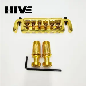 Metal Guitar Bridge and Tuning Board Set 15 S461bc1e9c507432f9d892890d8cc3981l