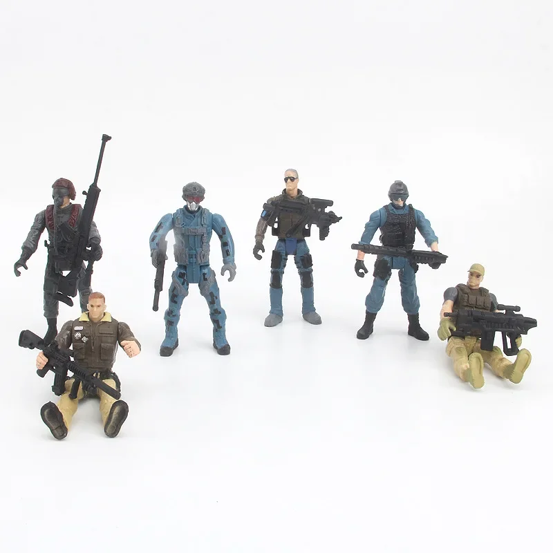 10cm American Military Figures Set with Articulated Joints 3 10cm American Military Figures Set with Articulated Joints - Image 3