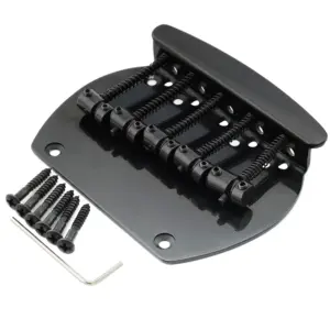 Musiclily Pro 64mm Steel Bass Bridge for 5-String