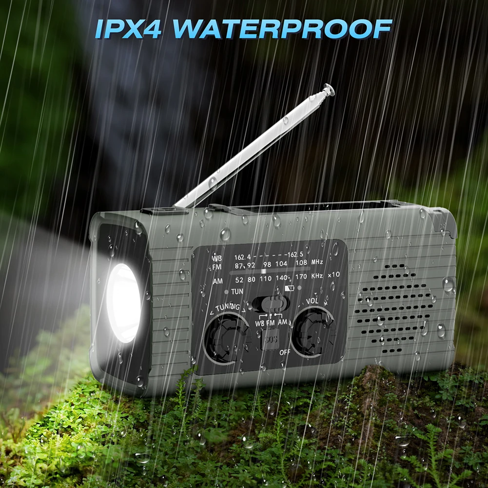 Portable Emergency Radio with 2000mAh Battery 3 Portable Emergency Radio with 2000mAh Battery - Image 3