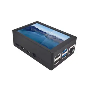 Black ABS Raspberry Pi 4B Case Shell 11 S464634f695394adb82d274a343c345e0d