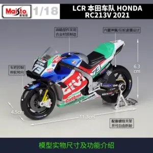 1:18 LCR Honda RC213V Diecast Model 8 S4646e54dcf43498bb0dac878cb0a974aH