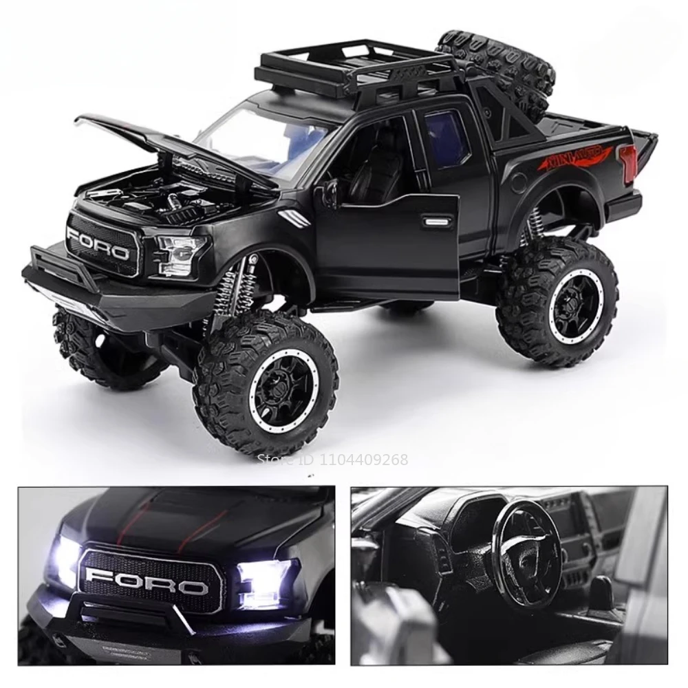 Blue 1:32 Diecast BigFoot F-150 Pickup Model 3 Blue 1:32 Diecast BigFoot F-150 Pickup Model - Image 3
