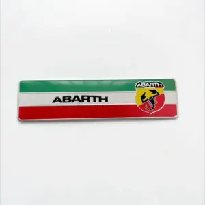 Abarth Aluminum Vehicle Emblem Sticker 10 S46a0115277ec43d5bb2c7b5c59563b3ex