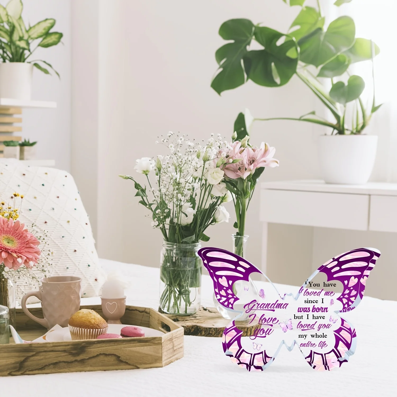 Butterfly Gift for Grandma with Iridescent Details 5 Butterfly Gift for Grandma with Iridescent Details - Image 5