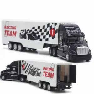 1:48 Scale Diecast Container Truck Model 18 S46b5d79650e64ccca96426b10534135cT